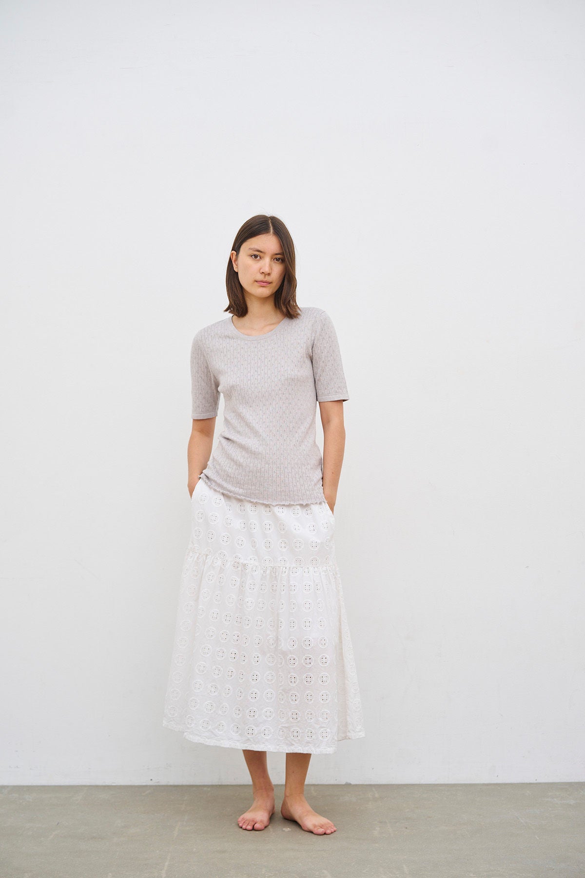 care-by-me-augusta-rock-bio-baumwolle-wei-midi image 6