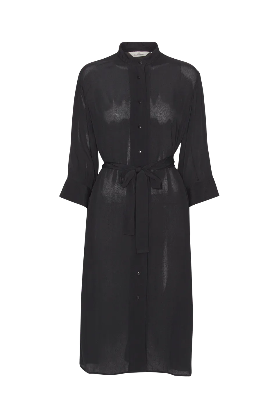 basic-apparel-yasemin-shirt-dress-hemdkleid-schwarz-viskose image 1
