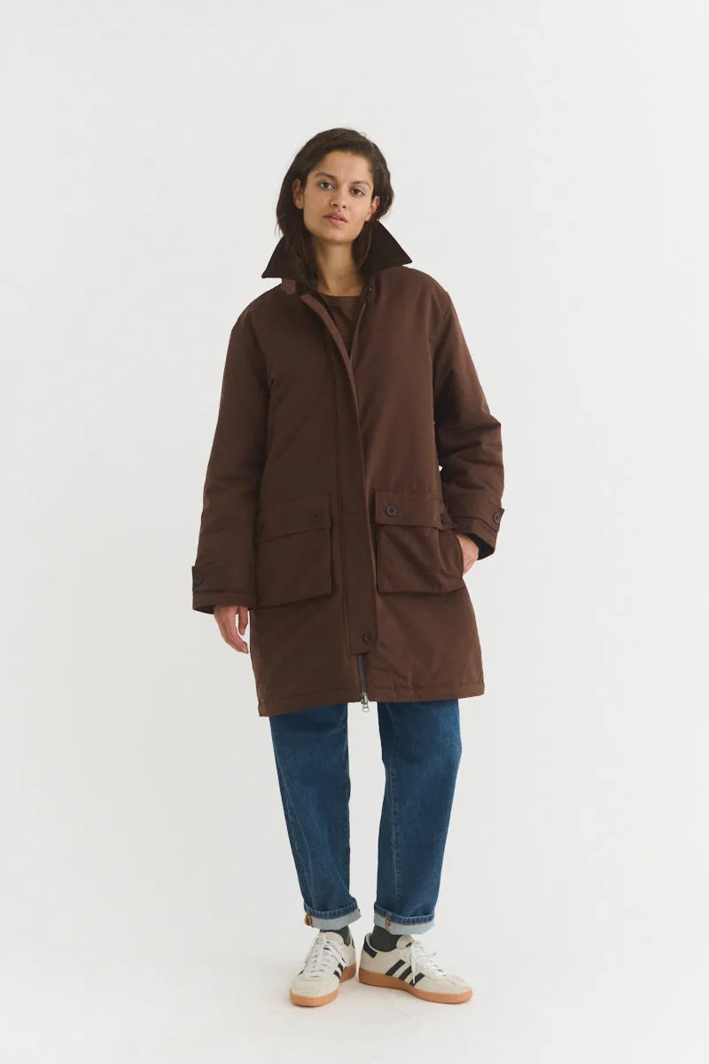 basic-apparel-outerwear-asani-coat-mantel-braun-bio image 1
