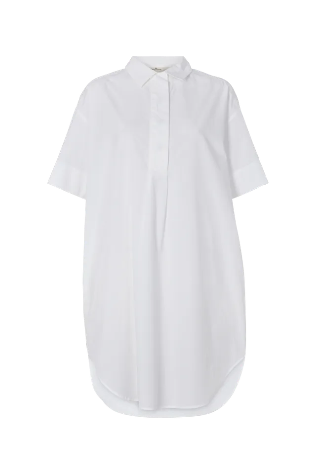 basic-apparel-vilde-tunique-kleid-bright-white-bio-baumwolle image 1