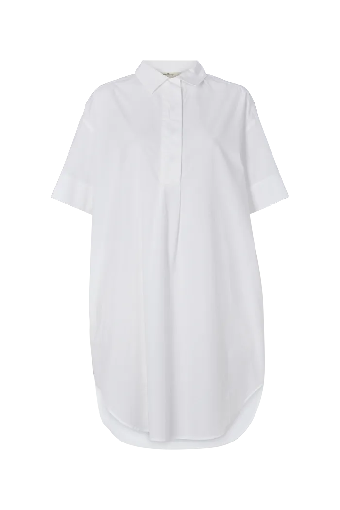 basic-apparel-vilde-tunique-kleid-bright-white-bio-baumwolle image 1
