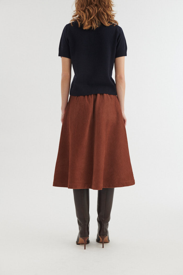 basic-apparel-millu-midirock-tortoise-shell-bio-samt image 4