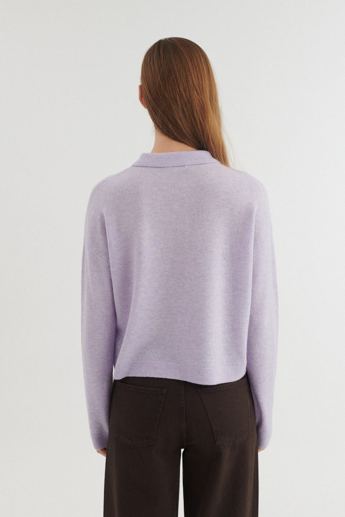 basic-apparel-selem-ba203-04-polo-pullover-violet-tulip-merinowolle image 3