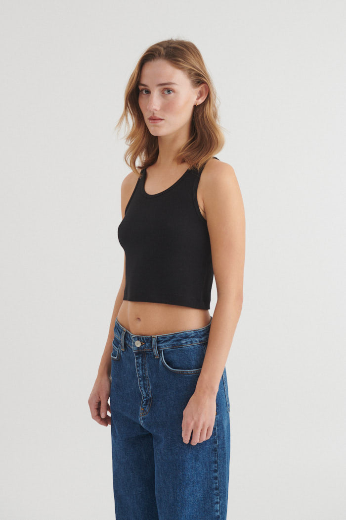 basic-apparel-ludmilla-crop-tank-ba146-28-top-schwarz-bio-baumwolle image 3