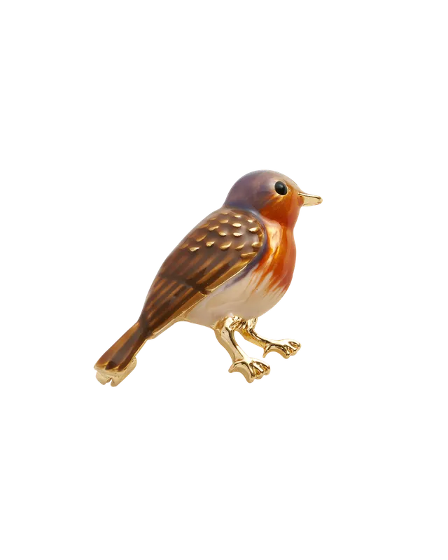 fable-england-robin-brosche-emaille-rotkehlchen-gold image 1