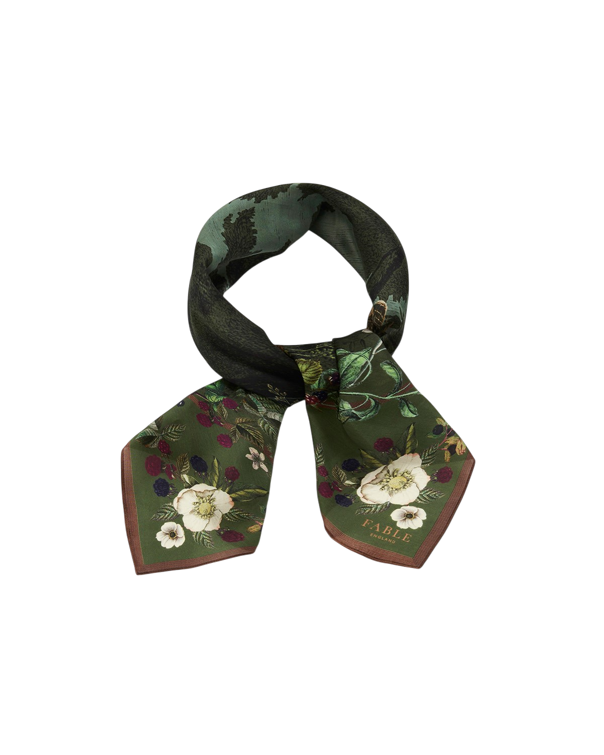 fable-england-scarves-orla-narrative-tuch-khaki-quadrat image 3