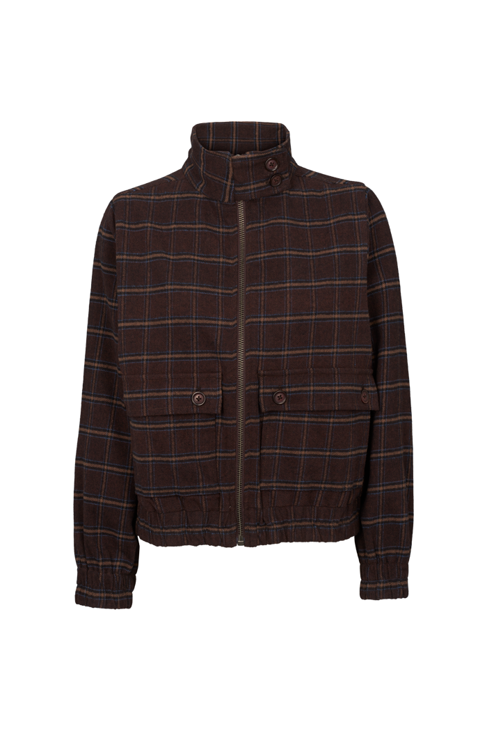 basic-apparel-misa-ba445-jacke-damen-chicory-coffee-karo-bio image 8
