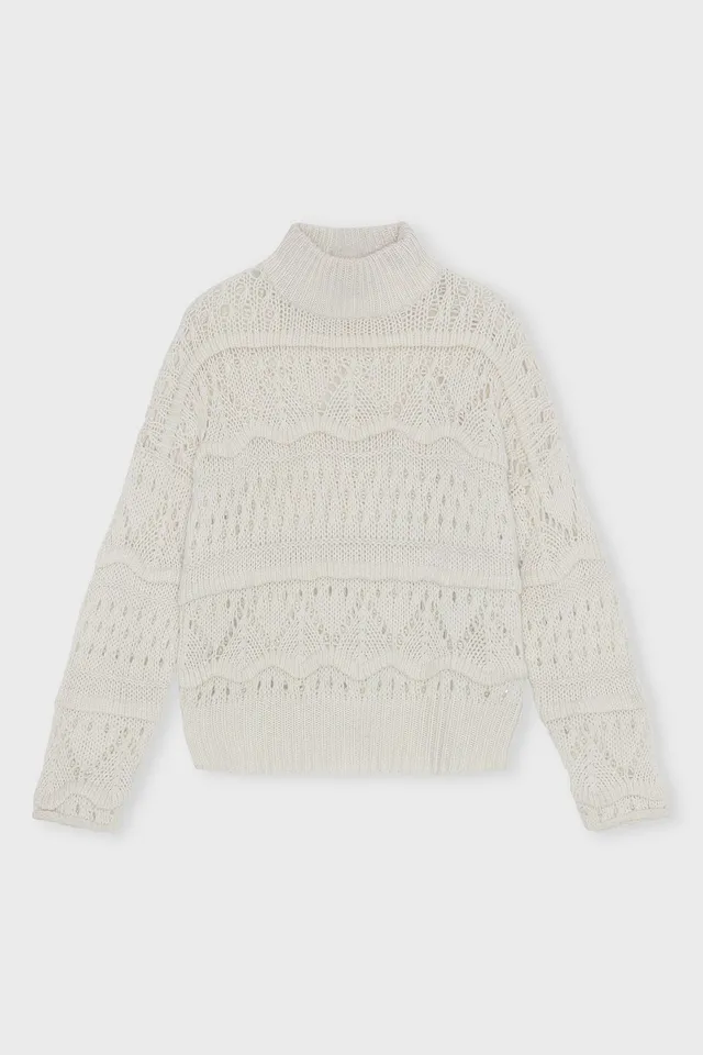 care-by-me-knit-comb-sweater-strickpullover-schwarz-kaschmir image 1