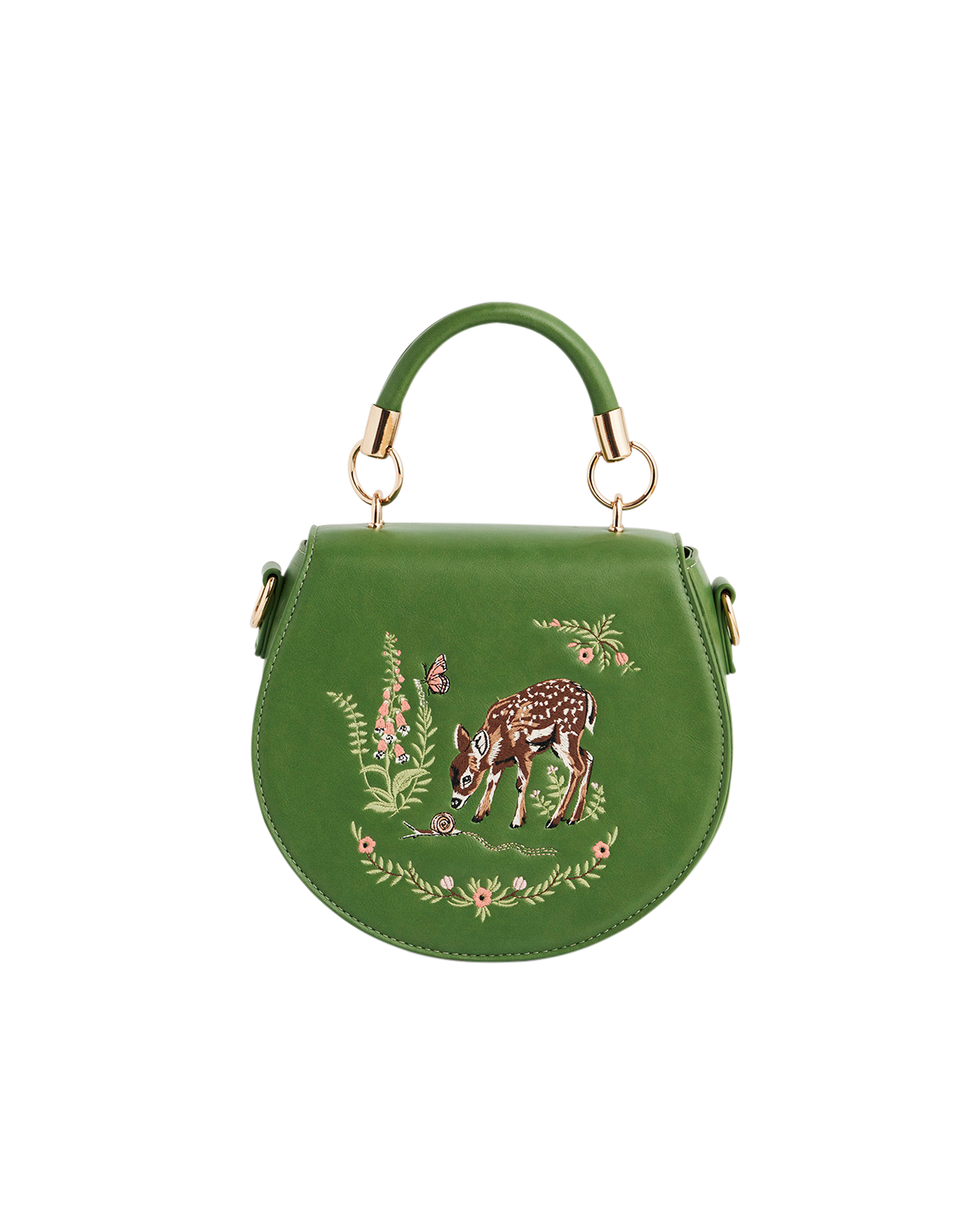 fable-england-handbags-fawn-snail-saddle-tasche-gr-n image 1