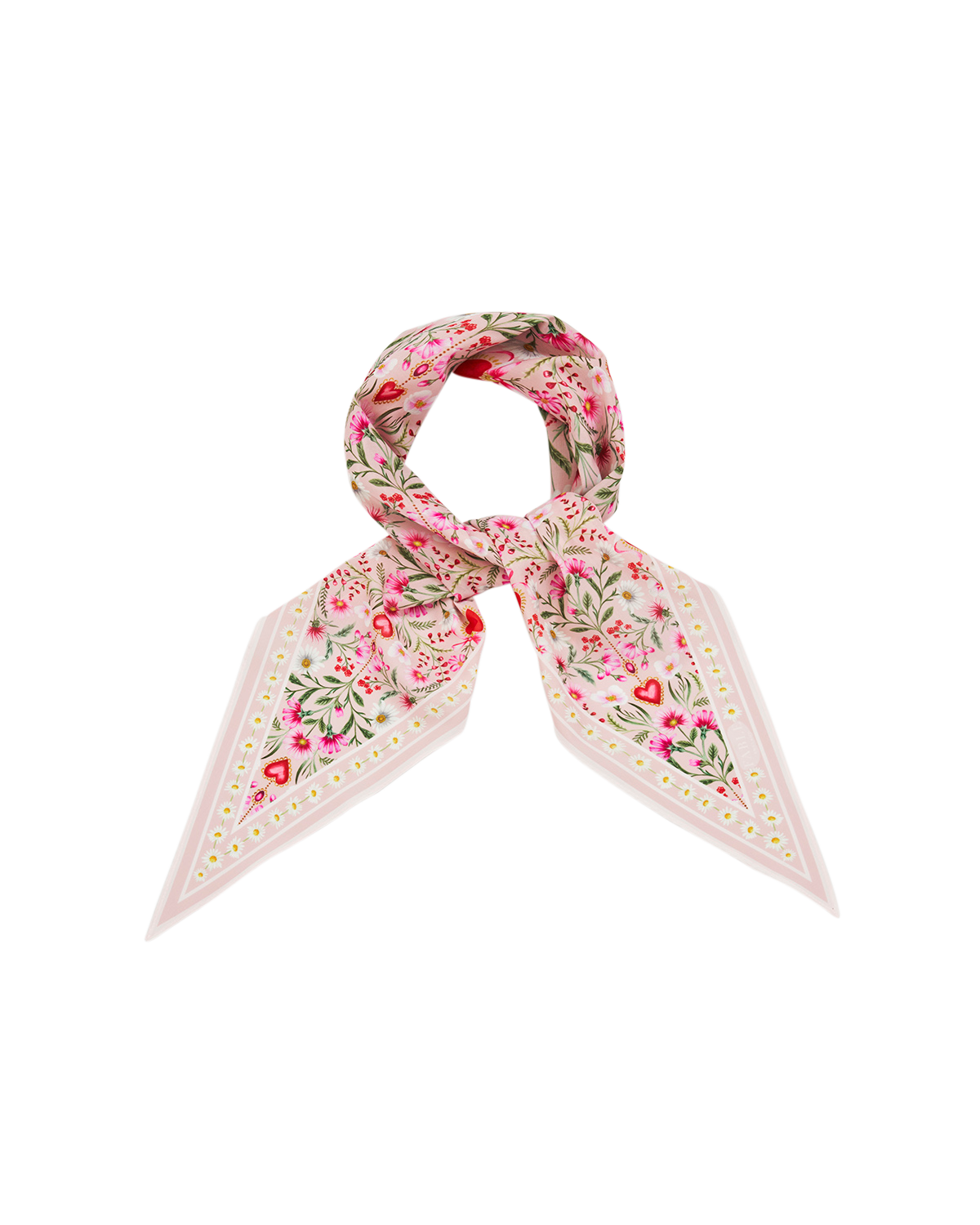 fable-england-penelope-dreieckstuch-rosa-herz-print image 1