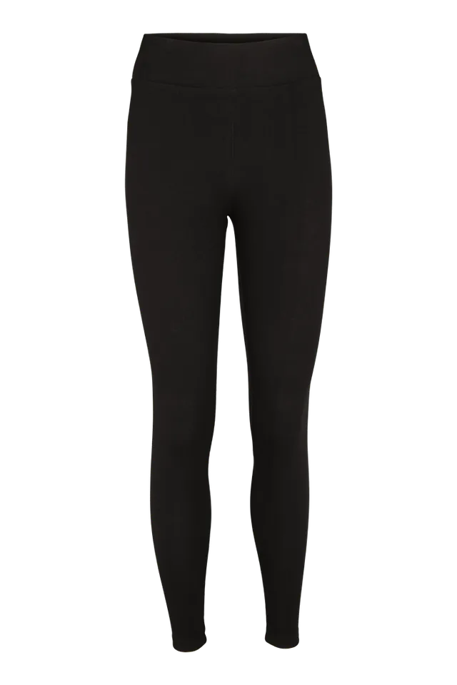 basic-apparel-ludmilla-tights-black-bio-baumwolle-leggings image 1