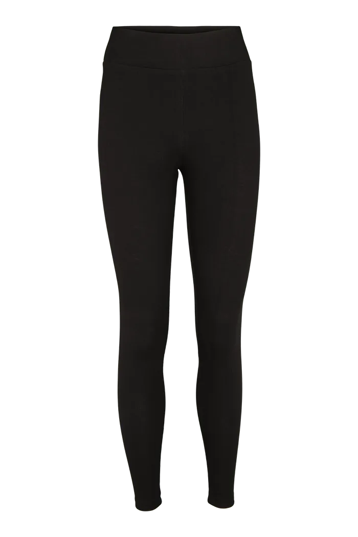 basic-apparel-ludmilla-tights-black-bio-baumwolle-leggings image 1