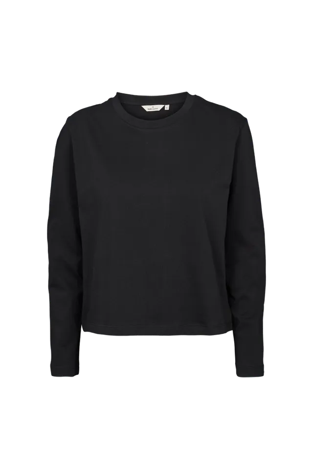 basic-apparel-raja-ls-tee-t-shirt-schwarz-bio-baumwolle image 1