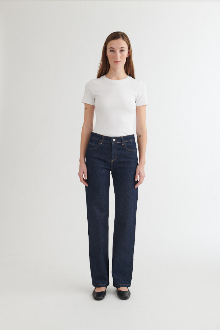 basic-apparel-elisa-rinse-wash-jeans-raw-denim-bio-baumwolle image 5