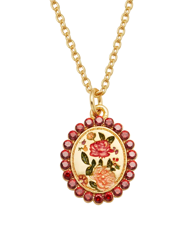 fable-england-eve-halskette-gold-rosenblumen-handbemalt image 1