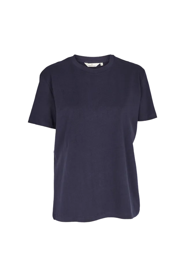 basic-apparel-rikke-tee-t-shirt-navy-oversized-bio-baumwolle image 1