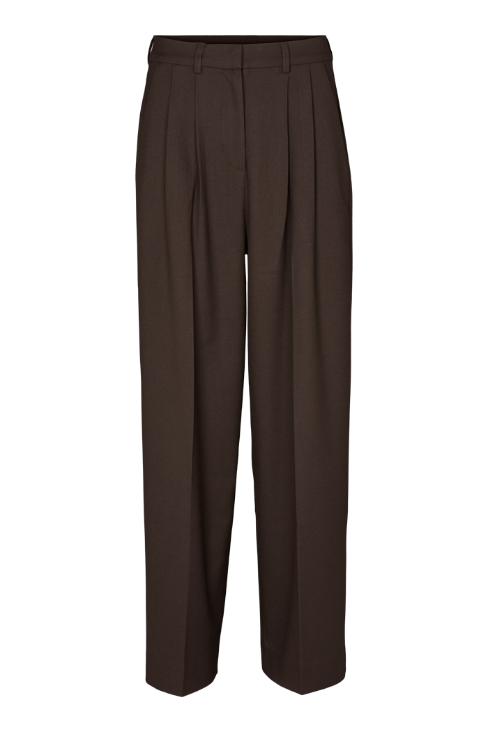 basic-apparel-marjo-pants-stoffhose-chocolate-torte-weites-bein image 5