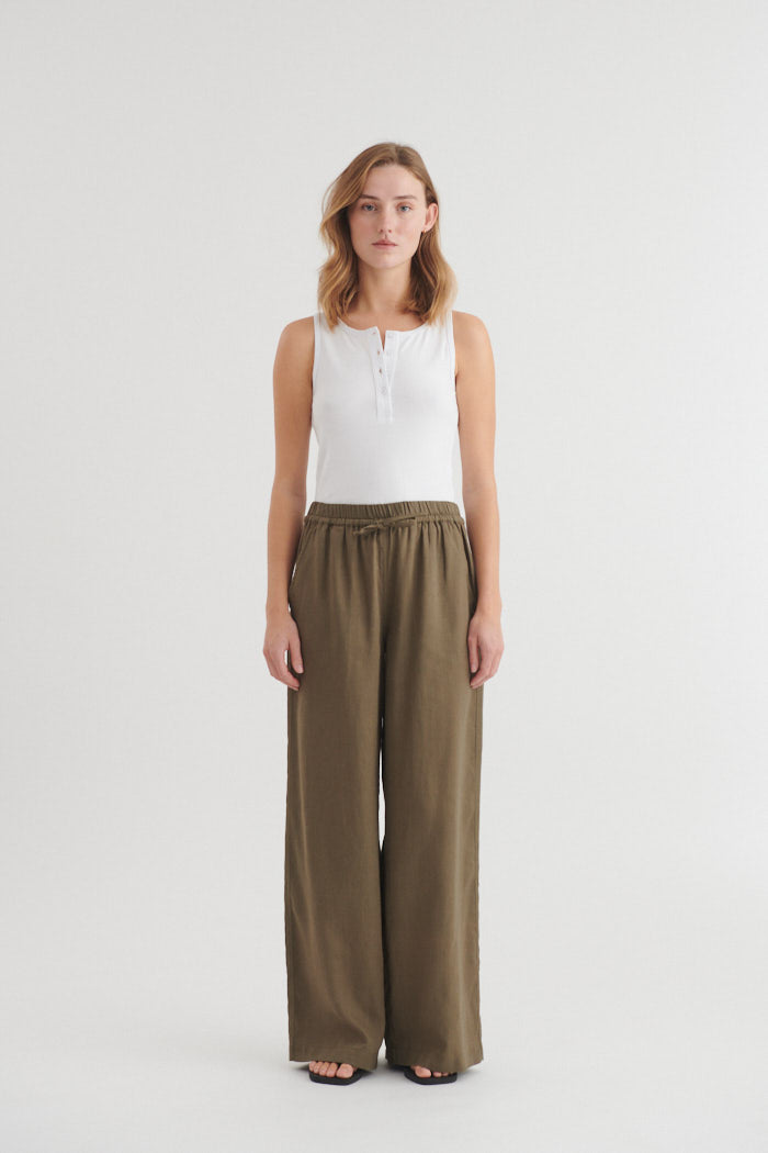 basic-apparel-carina-pants-leinenhose-sea-turtle-gr-n image 5