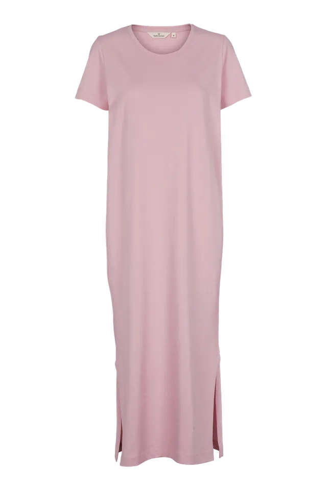 basic-apparel-rebekka-dress-kleid-pink-nectar-bio-baumwolle image 1