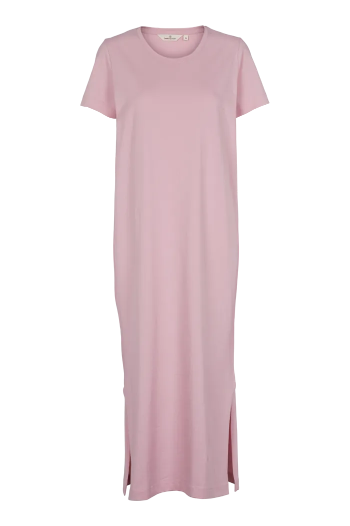 basic-apparel-rebekka-dress-kleid-pink-nectar-bio-baumwolle image 1