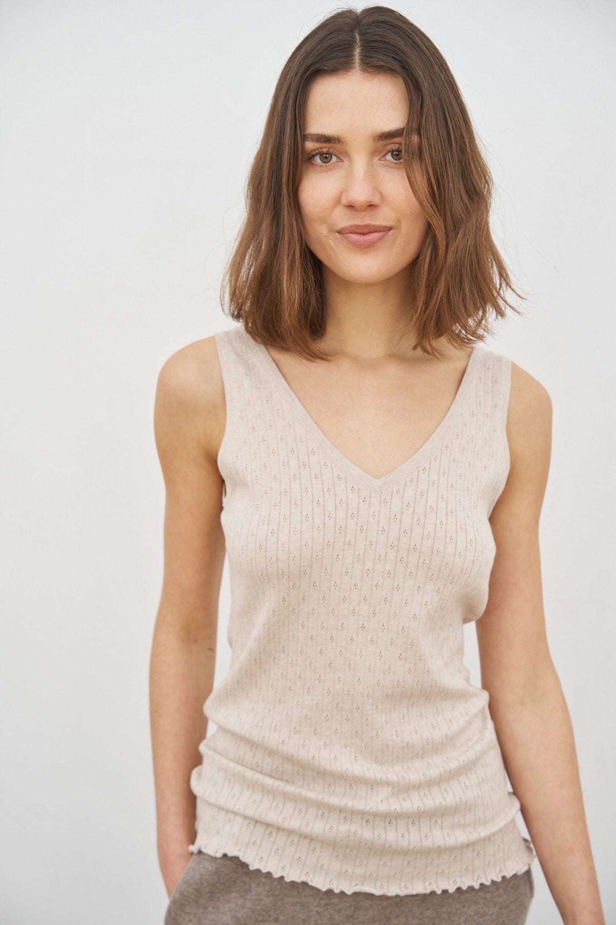care-by-me-clara-v-top-damen-schwarz-seide image 5