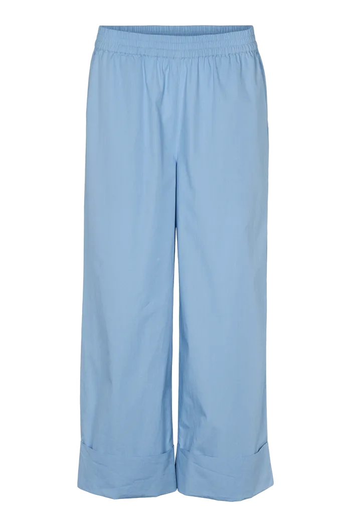 basic-apparel-silje-pants-ba416-25-hose-blissful-blue-bio-baumwolle image 1