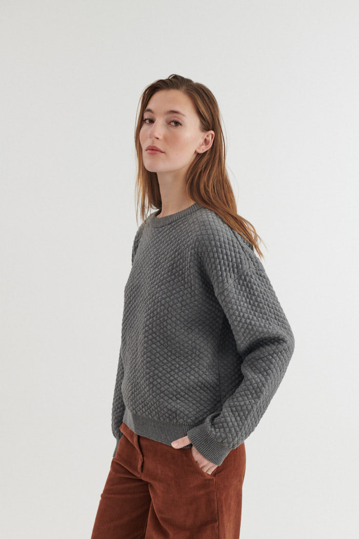 basic-apparel-lis-sweater-pullover-light-grey-mel-bio image 2