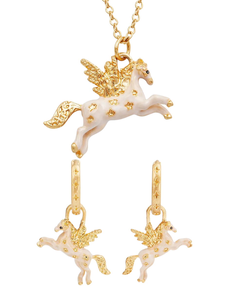 fable-england-pegasus-schmuckset-gold-kette-creolen image 1