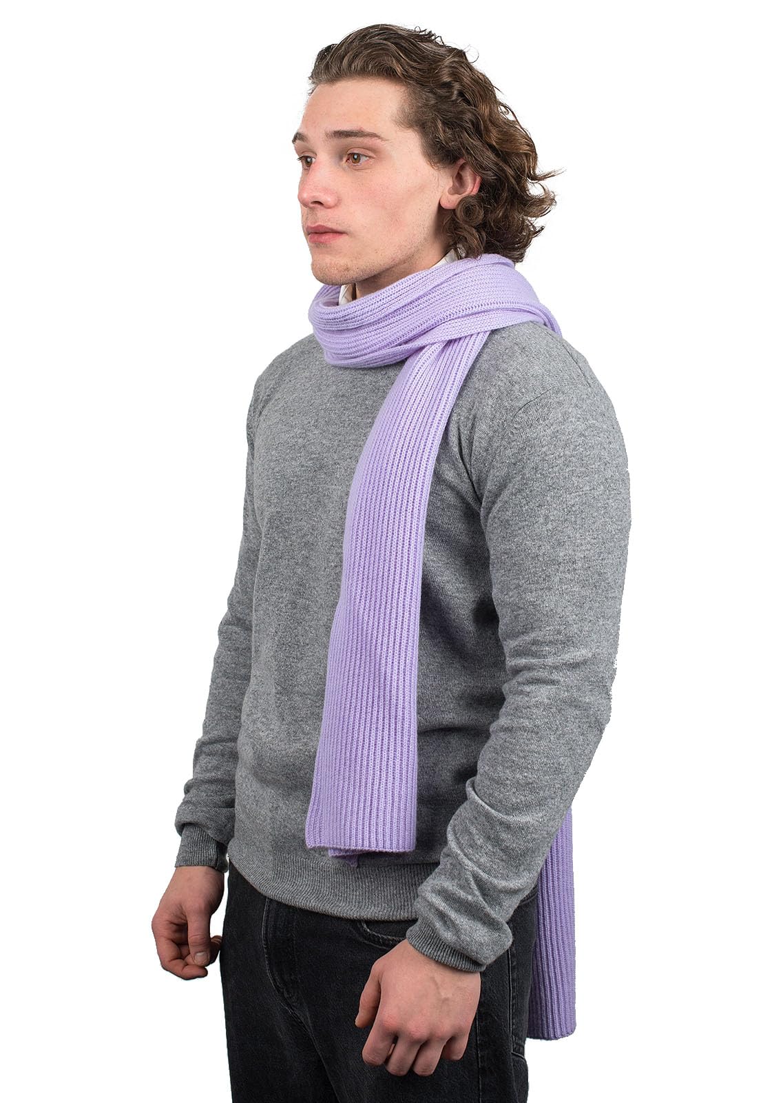 dalle-piane-cashmere-schal-gerippt-creme-100-kaschmir image 7