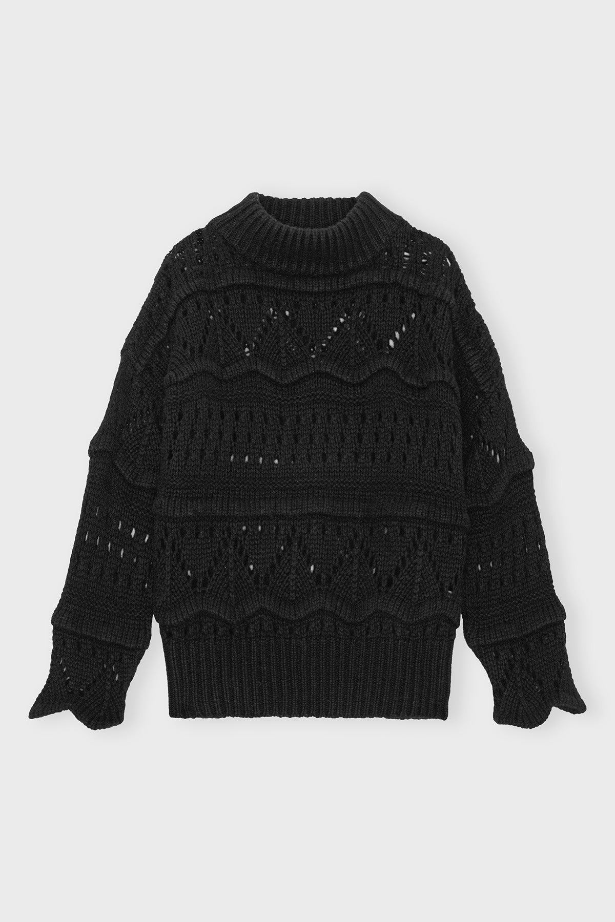 care-by-me-knit-comb-sweater-strickpullover-schwarz-kaschmir image 3