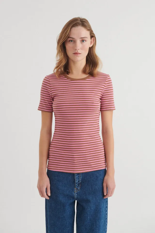 basic-apparel-ludmilla-o-neck-t-shirt-cashmere-rose-bio image 1
