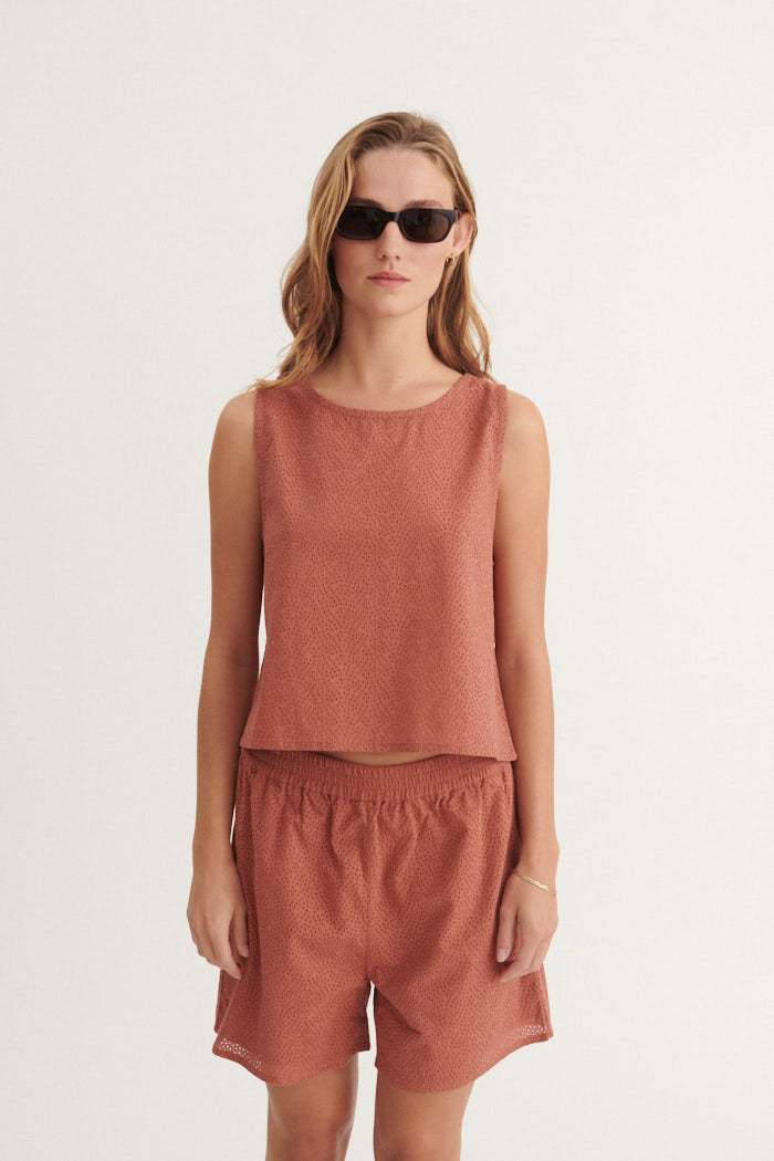 basic-apparel-lotus-top-cedar-wood-bio-baumwolle-stick image 1