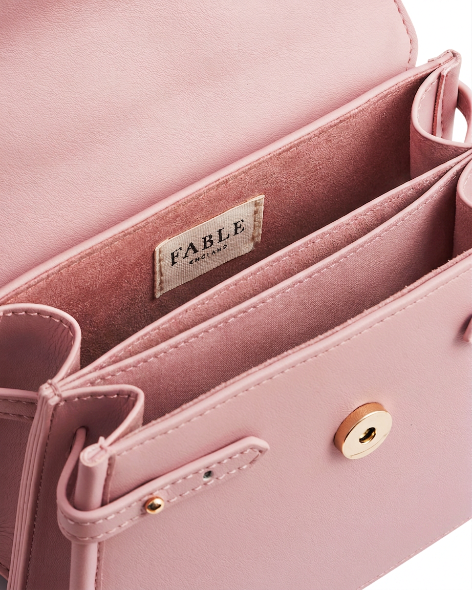 fable-england-structured-tote-tasche-rosa-klein-biene image 4