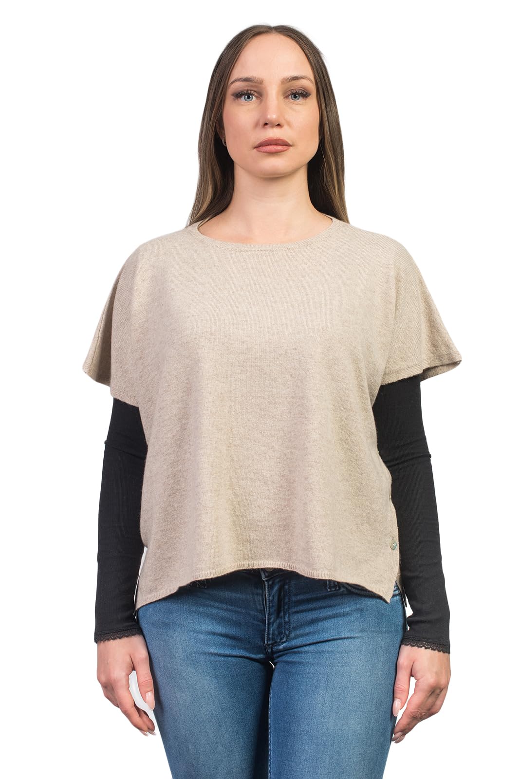 dalle-piane-poncho-wandelbar-kaschmir-poncho-hellblau image 8