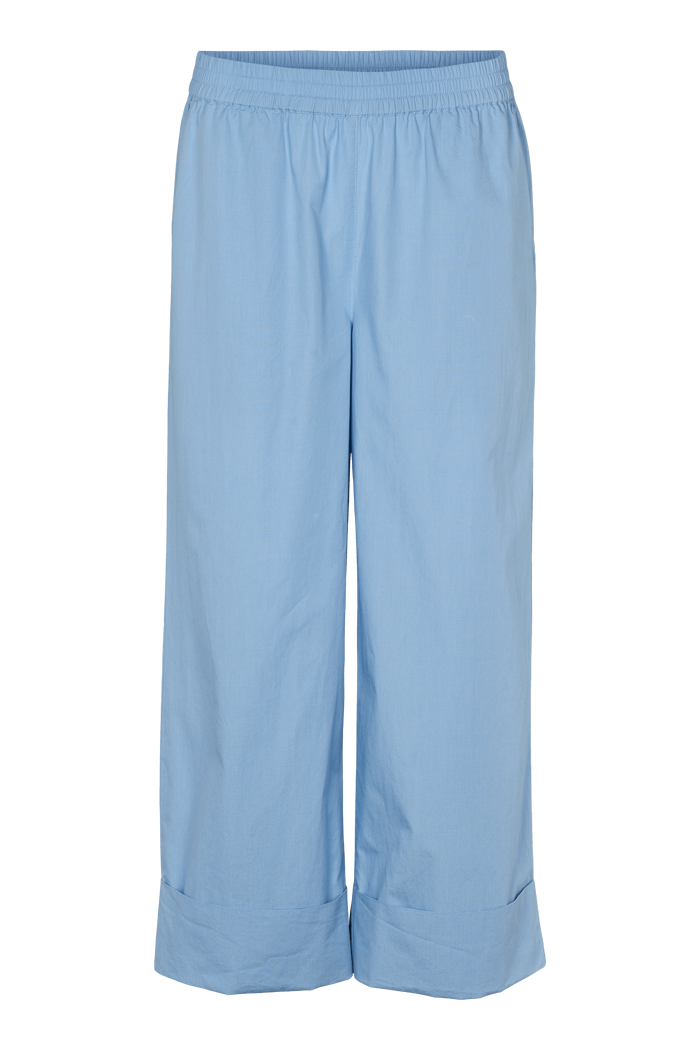 basic-apparel-silje-pants-ba416-25-hose-blissful-blue-bio-baumwolle image 1