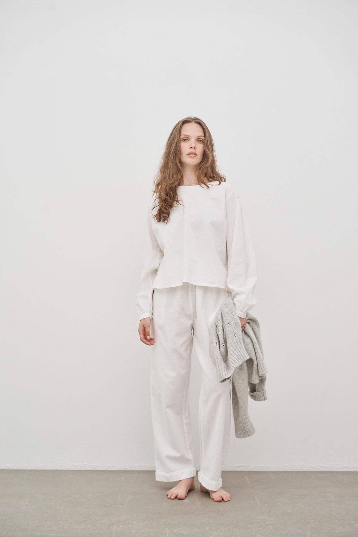 care-by-me-cecilie-hose-damen-schwarz-leinen image 3