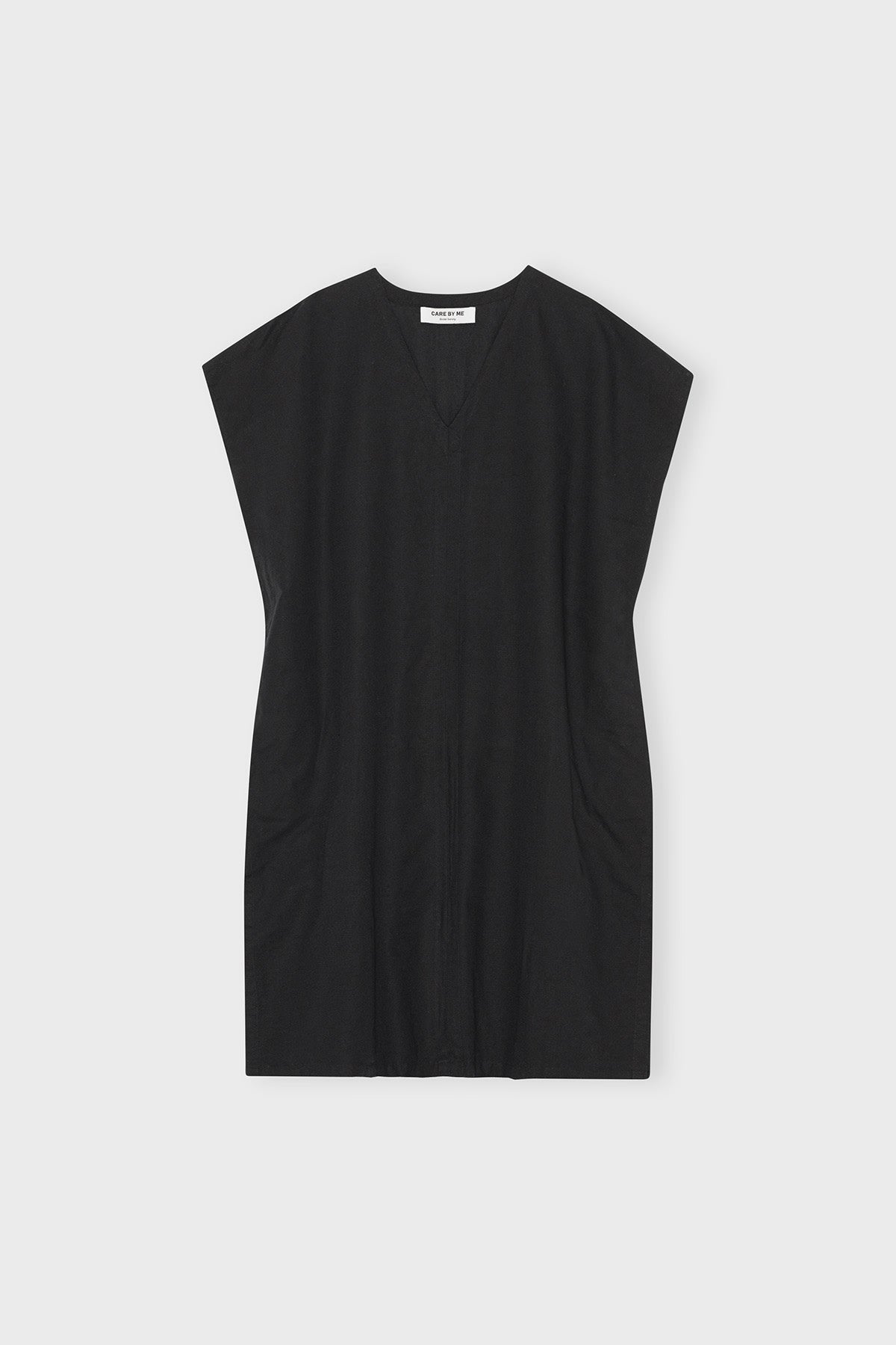 care-by-me-cecilie-tunika-bluse-schwarz-one-size-leinen image 2
