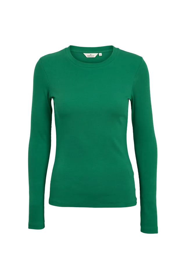 basic-apparel-ludmilla-ls-tee-langarmshirt-abundant-green image 1