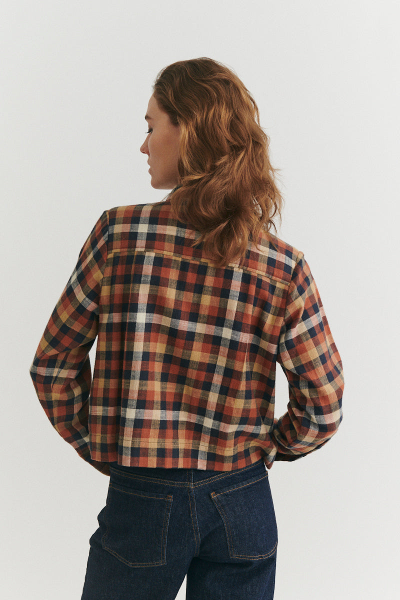 basic-apparel-nalli-shirt-damen-karo-skycaptain-bio-baumwolle image 3