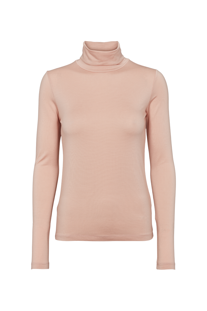 basic-apparel-joline-t-neck-rolli-rose-dust-tencel image 1