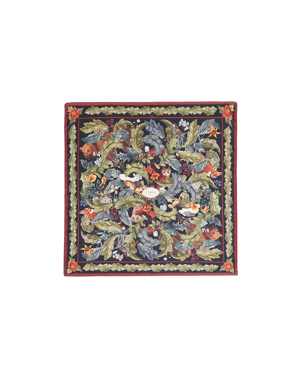 fable-england-woodland-solstice-tuch-schal-gr-n-90x90-waldmuster image 1
