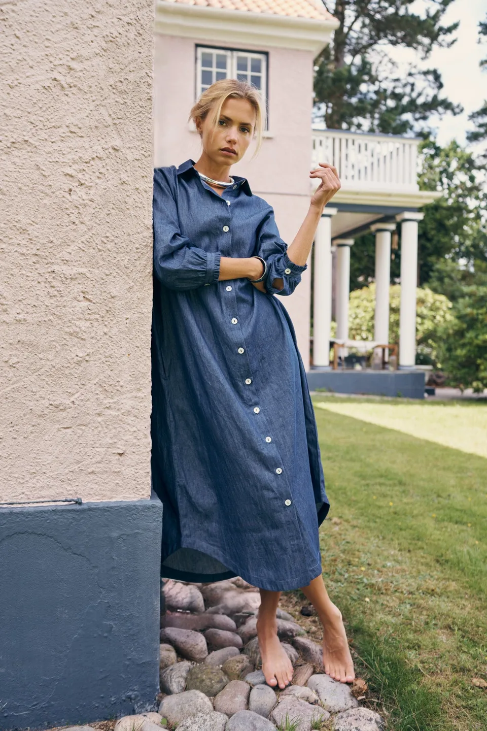 care-by-me-joy-hemdkleid-denim-dunkelblau-g-rtel image 1