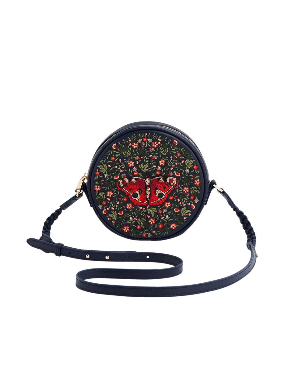 fable-england-chloe-butterfly-tasche-navy-bestickt image 1