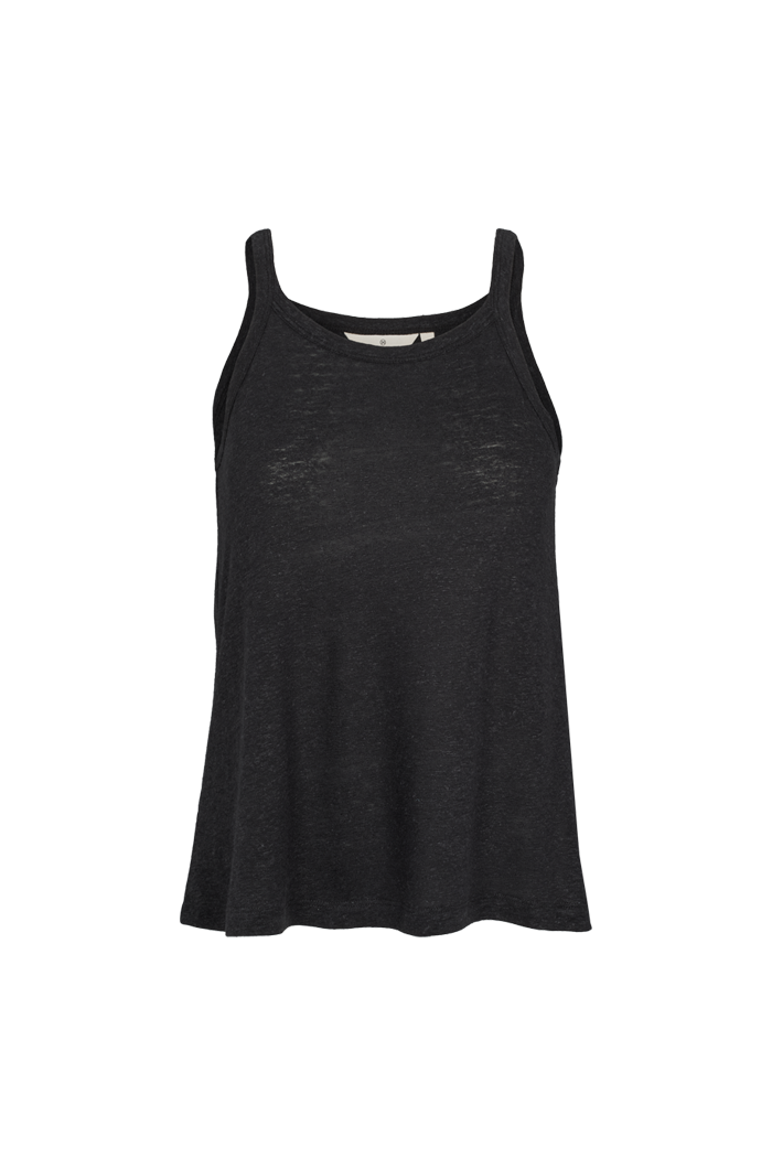 basic-apparel-ryda-strap-top-top-black-leinen-viskose image 1