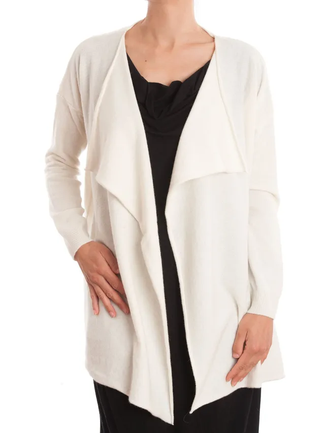 dalle-piane-cashmere-strickjacke-wei-asymmetrisch-kaschmir image 1