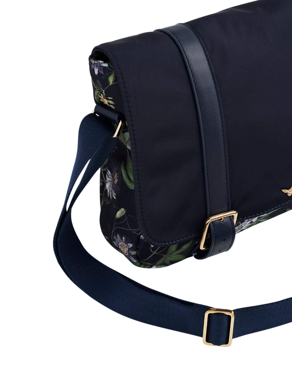 fable-england-passion-flower-satchel-tasche-navy image 8