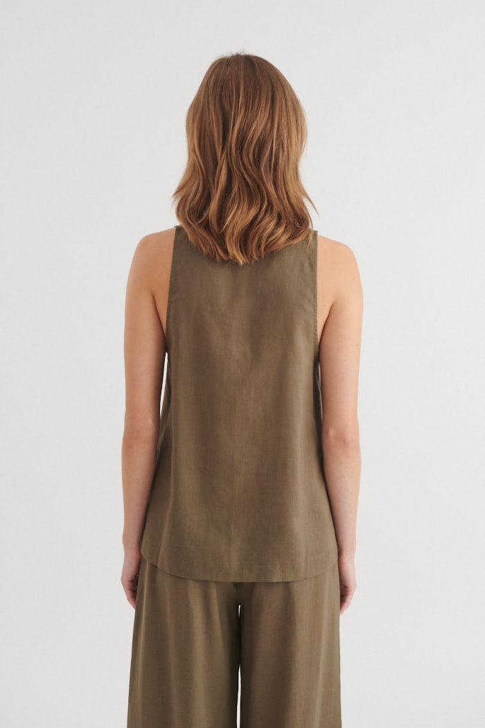 basic-apparel-carina-tank-top-sea-turtle-leinen-damen image 4