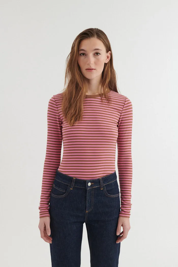basic-apparel-ludmilla-ls-tee-langarmshirt-cashmere-rose-bio image 1