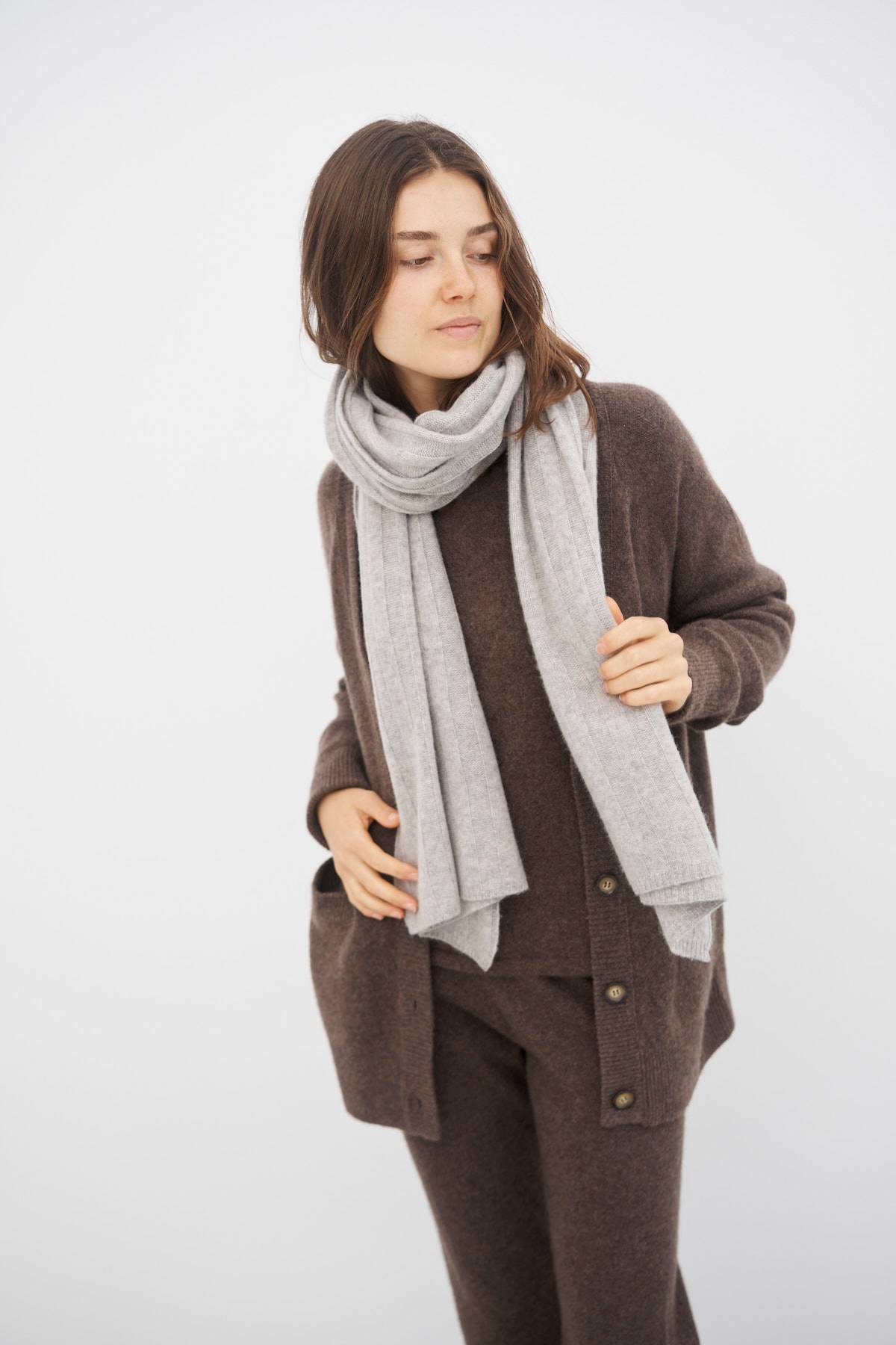 care-by-me-angelina-strickjacke-kaschmir-braun image 8