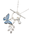 fable-england-blue-butterfly-halskette-silber-schmetterling-blau image 4
